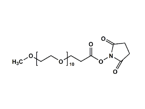 Monodispersed Poly(Ethylene Glycol) from PurePEG:mPEG10-CH2CH2COONHS - MSE Supplies LLC