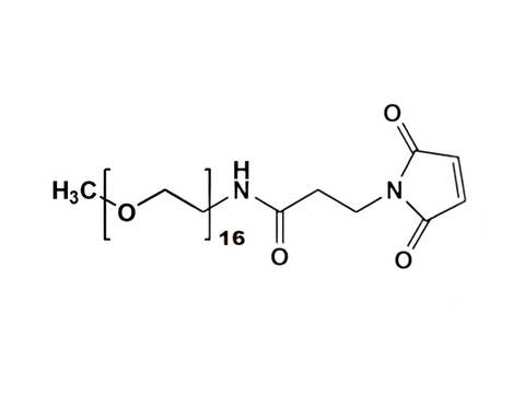 Monodispersed Poly(Ethylene Glycol) from PurePEG:mPEG16-NH-Mal - MSE Supplies LLC