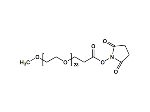 Monodispersed Poly(Ethylene Glycol) from PurePEG:mPEG23-CH2CH2COONHS Ester - MSE Supplies LLC