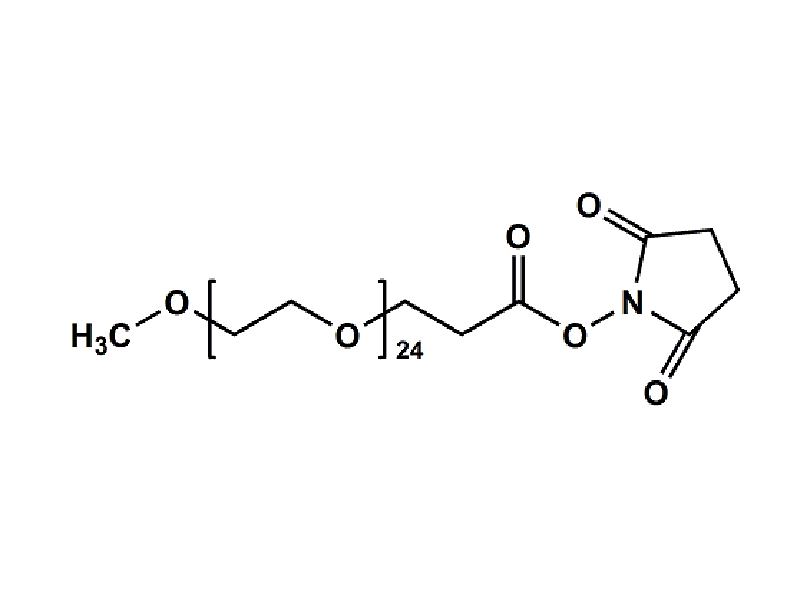 Monodispersed Poly(Ethylene Glycol) from PurePEG:mPEG24-CH2CH2COONHS Ester - MSE Supplies LLC