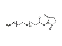 Monodispersed Poly(Ethylene Glycol) from PurePEG:mPEG8-OCH2CH2COONHS Ester - MSE Supplies LLC