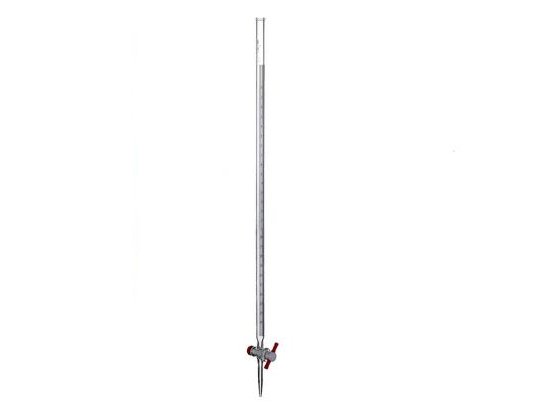 MSE PRO 100mL Acid Burette (Blue and White Line) (2mm PTFE Valve) Universal for Acid and Alkali - MSE Supplies LLC