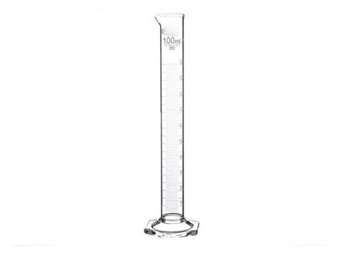 MSE PRO 100mL Hexagonal Base Graduated Cylinder 2 Pcs/Box - MSE Supplies LLC