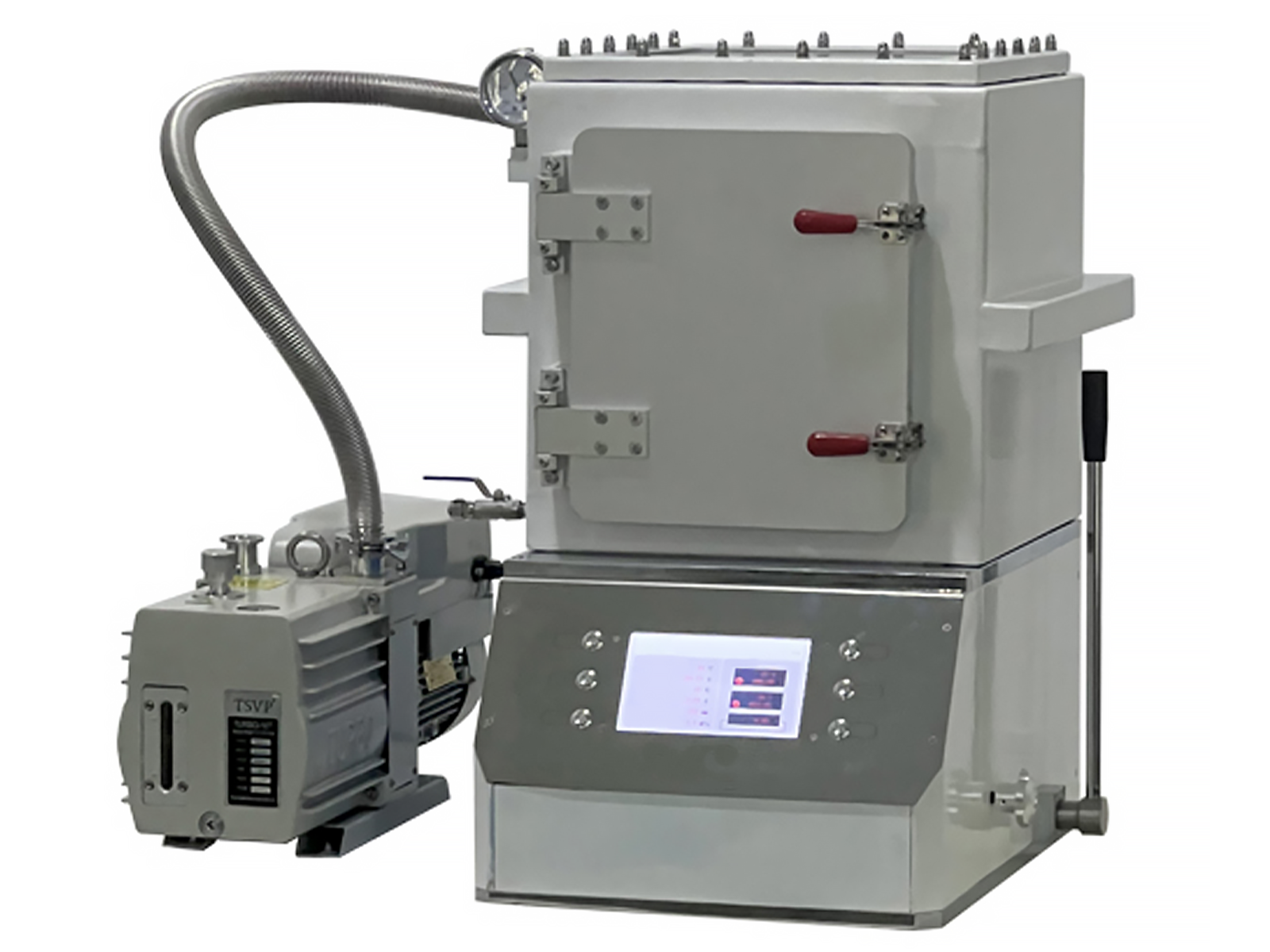 MSE PRO 10T Manual Vacuum Heated Lab Press (300°C) with Dual Flat Heating Plates (180x180 mm), Pellet Press Die Set, MSE Supplies LLC, MSE Supplies