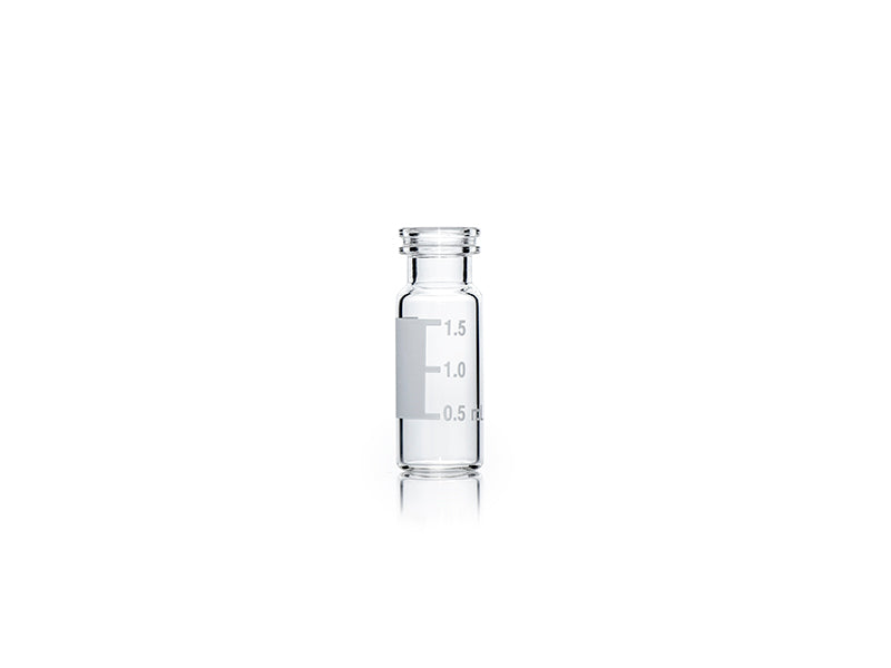 MSE PRO Φ11mm, 2mL Snap Glass Vial with Patch and Scale, 100 pcs/pack - MSE Supplies LLC