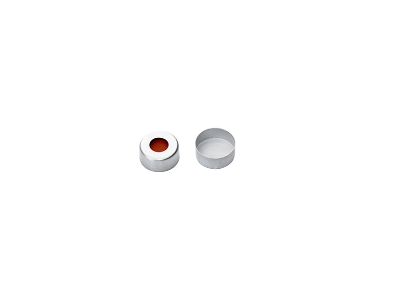 MSE PRO Φ11mm Aluminium Cap with PTFE/Silicone Liner, 100 pcs/pack - MSE Supplies LLC