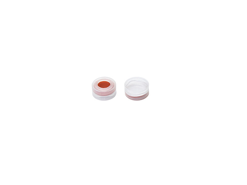 MSE PRO Φ11mm Beige Snap PP Cap with Pre-Slit PTFE/Silicone Liner, 100 pcs/pack - MSE Supplies LLC
