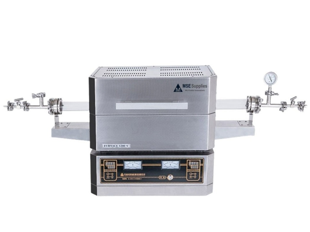 MSE PRO 1200°C Double Temperature Zone Tube Furnace T 80/420/12, Furnaces, MSE Supplies LLC, MSE Supplies
