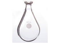 MSE PRO #15 O-Type Enamel Plate Kjerdahl Flask, Eggplant-Shaped 200mL