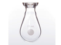 MSE PRO #15 O-Type Enamel Plate Kjerdahl Flask, Eggplant-Shaped 25mL