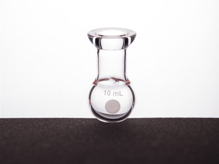 MSE PRO #15 O-Type Enamel Round Bottom Flask, 10mL