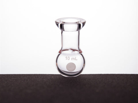 MSE PRO #15 O-Type Enamel Round Bottom Flask, 10mL