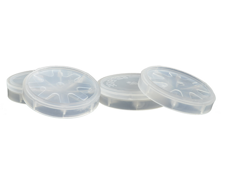 MSE PRO 2 Inch ESD Safe Single Wafer Carrier Case (Pack of 10), Antistatic Polypropylene, Cleanroom Class 100 Grade, Wafer Carrier Cases, MSE Supplies LLC, MSE Supplies