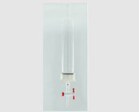 MSE PRO 25# Threads PTFE Material, Removable G2 Sand Plate Chromatography Column, Grinding Mouth 24/40, Effective Length 305mm, Main Pipe Outer Diameter 60mm