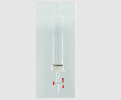 MSE PRO Strengthened Port, with Ears, Chromatography Column, φ46mm, Effective Length 457mm, Aperture of the Gate: 2mm, 24/40