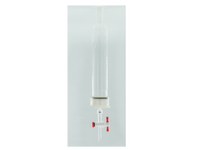 MSE PRO 25# Threads PTFE Material, Removable G2 Sand Plate Chromatography Column, Grinding Mouth 24/40, Effective Length 457mm, Main Pipe Outer Diameter 60mm