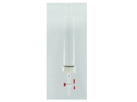 MSE PRO 25# Threads PTFE Material, Removable G2 Sand Plate Chromatography Column, Grinding Mouth 24/40, Effective Length 610mm, Main Pipe Outer Diameter 60mm