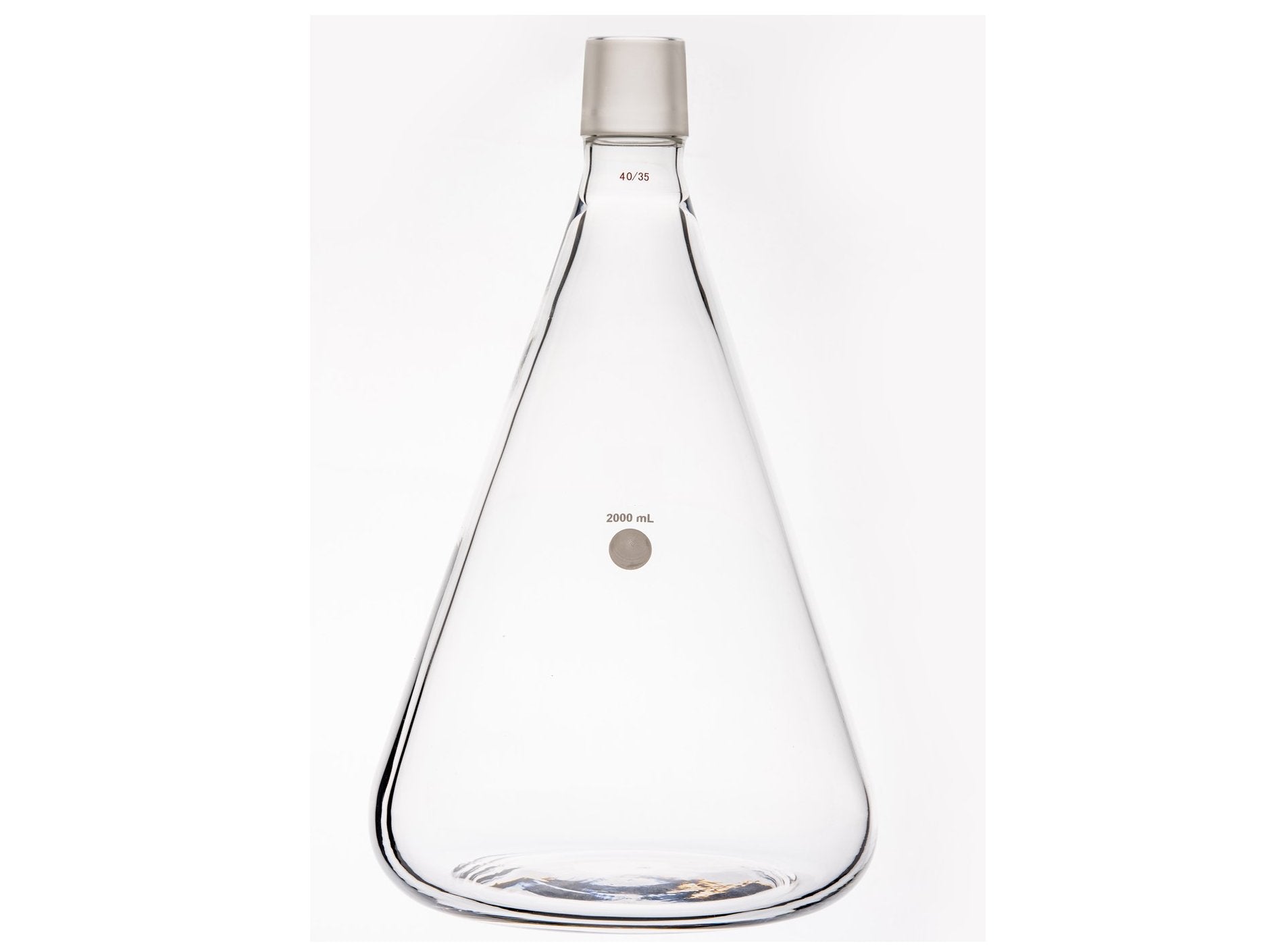 MSE PRO 2L Thick Wall (>5.0mm) Filter Bottle with 40/35 Grinding Mouth - MSE Supplies LLC