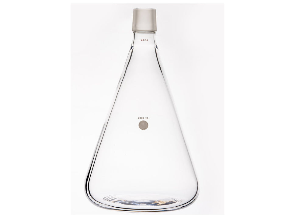 MSE PRO 2L Thick Wall (>5.0mm) Filter Bottle with 40/35 Grinding Mouth - MSE Supplies LLC