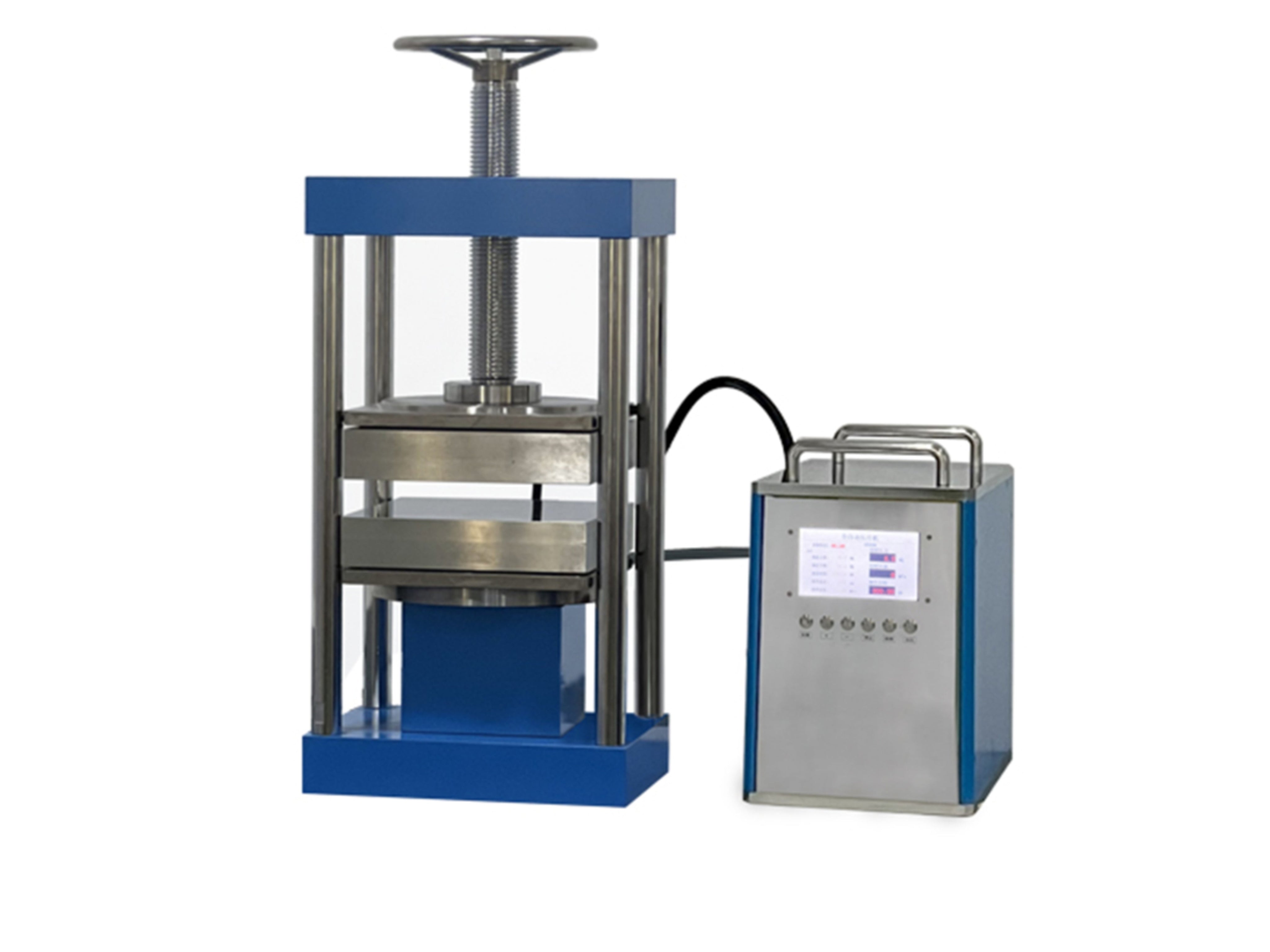 MSE PRO 30-Ton Split Type Electric Heated Lab Press (500°C) with Dual Flat Heating Plates (300x300 mm), Pellet Press Die Set, MSE Supplies LLC, MSE Supplies