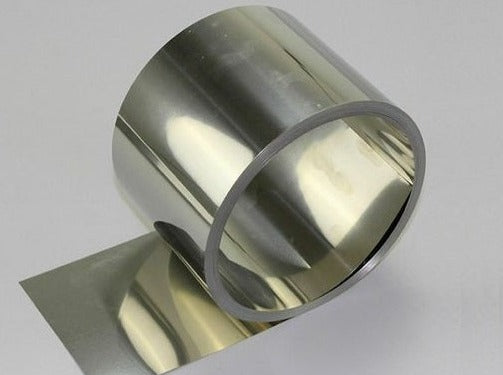 MSE PRO 316L Stainless Steel Foil (4000 x 100 x 0.01 mm) as Substrate for Battery Research, Film Deposition and Catalysis, Battery Consumables, MSE Supplies LLC, MSE Supplies