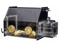 MSE PRO 378L Laboratory Two Port Acrylic Glove Box (900W x 600D x 700H mm), Science & Laboratory, MSE Supplies LLC, MSE Supplies