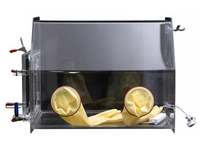 MSE PRO 378L Laboratory Two Port Acrylic Glove Box without Airlock Chamber (900W x 600D x 700H mm), Science & Laboratory, MSE Supplies LLC, MSE Supplies