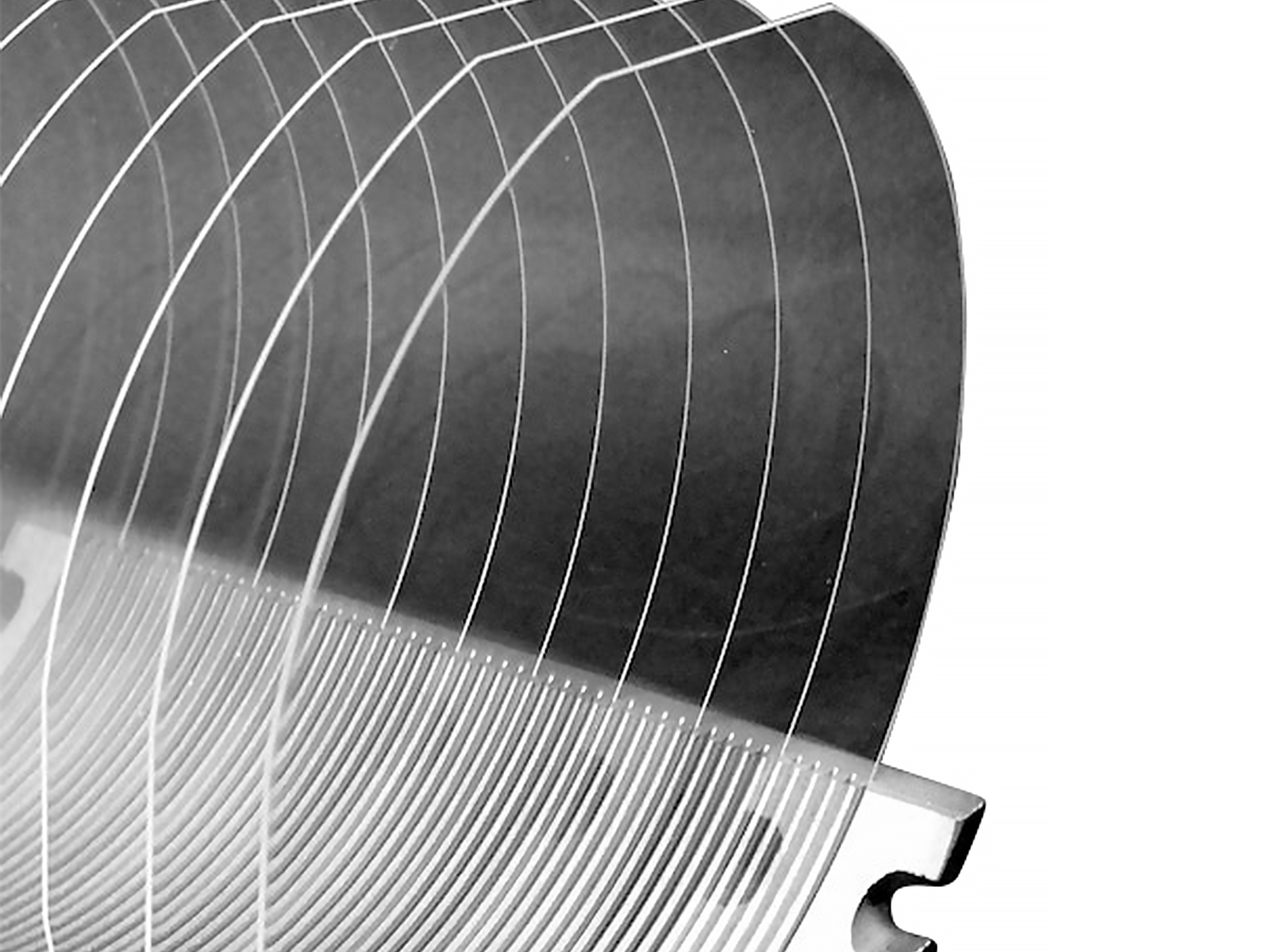 MSE PRO 4" JGS3 Fused Silica Wafer, 500 μm Thick, DSP, w/ Bevel, Primary Flat Only, Wafers, MSE Supplies LLC, MSE Supplies