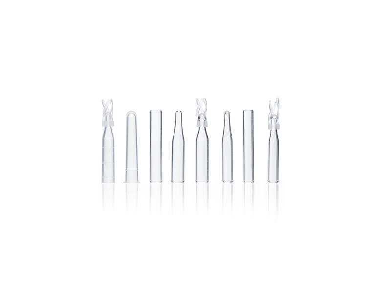 MSE PRO Φ5.8*31mm, 0.3mL Flat Bottom Glass Insert, 100 pcs/pack - MSE Supplies LLC