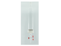 MSE PRO 50# Threads Nylon Material, Removable G2 Sand Plate Chromatography Column, Grinding Mouth 24/40, Effective Length 610mm, Main Pipe Outer Diameter 60mm