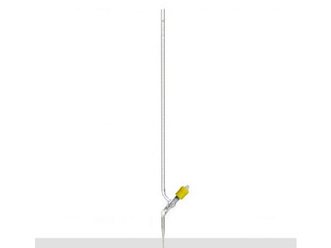 MSE PRO 50mL Acid Burette Transparent Glass (New High Vacuum Cut-Off Valve) Universal for Acid and Alkali - MSE Supplies LLC