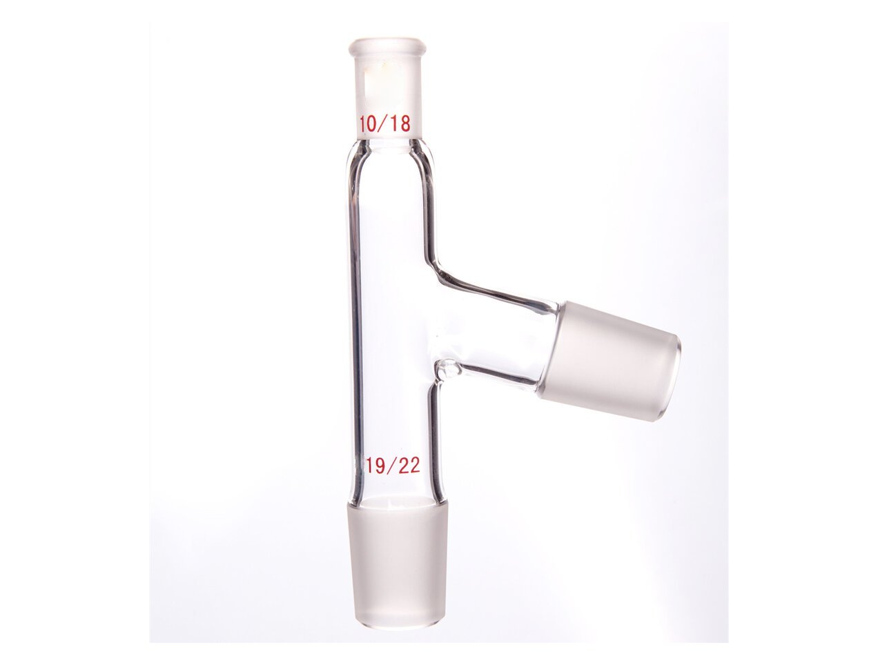 MSE PRO 75° Distillation Head, Upper Mouth: 10/18, Lower (Side) Grinding Mouth: 19/22, Thermometer Insertion Depth 50mm - MSE Supplies LLC