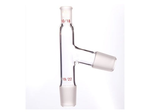 MSE PRO 75° Distillation Head, Upper Mouth: 10/18, Lower (Side) Grinding Mouth: 19/22, Thermometer Insertion Depth 50mm - MSE Supplies LLC