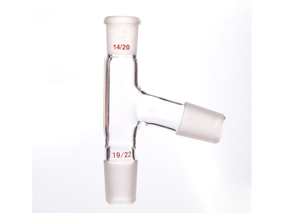 MSE PRO 75° Distillation Head, Upper Mouth: 14/20, Lower Mouth: 19/22, Side Grinding Mouth: 19/22 - MSE Supplies LLC