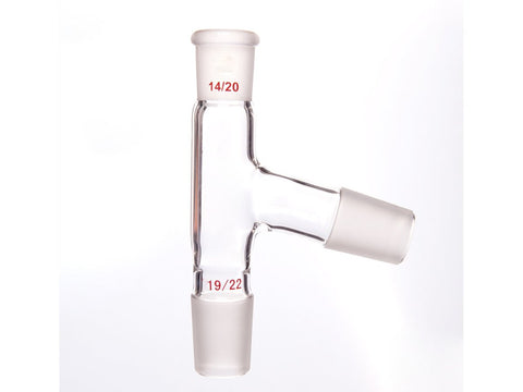 MSE PRO 75° Distillation Head, Upper Mouth: 14/20, Lower Mouth: 19/22, Side Grinding Mouth: 19/22 - MSE Supplies LLC