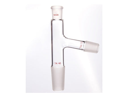 MSE PRO 75° Distillation Head, Upper Mouth: 14/20, Lower Mouth: 24/40, Side Grinding Mouth: 19/22 - MSE Supplies LLC