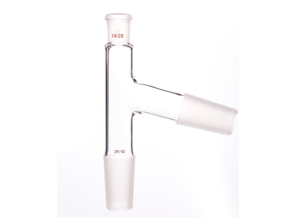 MSE PRO 75° Distillation Head, Upper Mouth: 14/20, Lower Mouth: 29/42, Side Grinding Mouth: 29/42 - MSE Supplies LLC