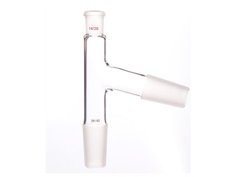 MSE PRO 75° Distillation Head, Upper Mouth: 14/20, Lower Mouth: 29/42, Side Grinding Mouth: 29/42 - MSE Supplies LLC