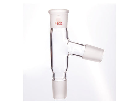 MSE PRO 75° Distillation Head, Upper Mouth: 19/22, Lower Mouth: 19/22, Side Grinding Mouth: 19/22 - MSE Supplies LLC