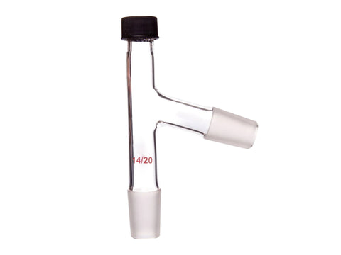 MSE PRO 75° Distillation Head, (with Hole Cover) 14/20, Height x Width: 110x55mm