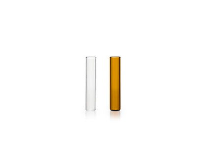 MSE PRO Φ8.2*40mm 1mL Amber Glass Shell Vial, 100 pcs/pack - MSE Supplies LLC