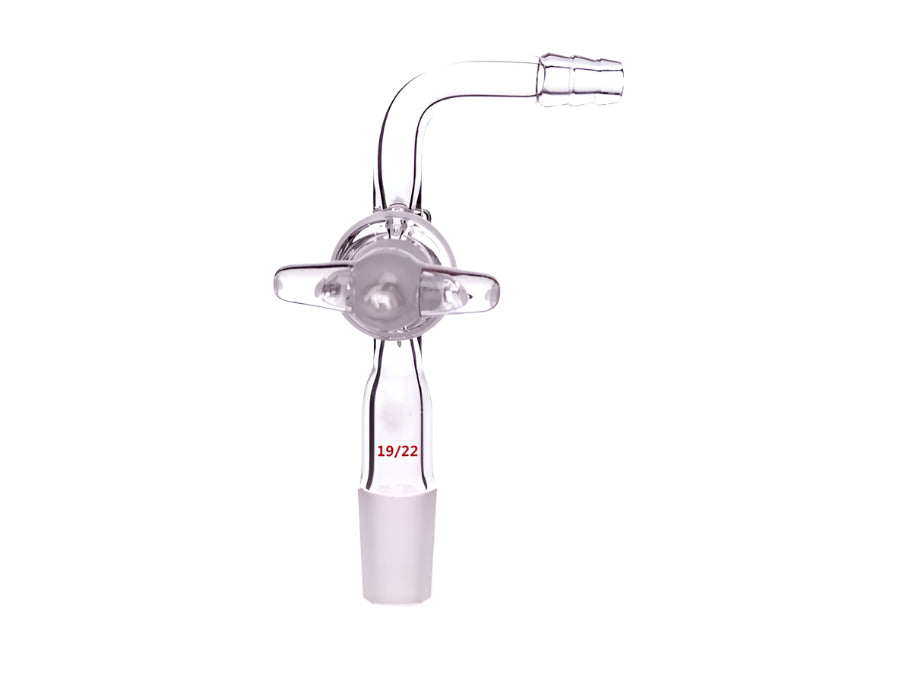 MSE PRO 90° Exhaust Joint, Glass Door, 19/22, 2mm Door Aperture