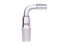 MSE PRO 90° Exhaust Joint, Grinding Mouth: 14/20, φ8 Small Nozzle Interface