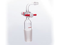 MSE PRO 90° Joint, Finely Adjustable PTFE Stopper, 24/40, Stopper 2mm