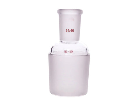 MSE PRO A-Type Joint (Large to Small), Upper Mouth: 24/40, Lower Mouth: 55/50 - MSE Supplies LLC