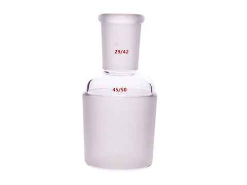 MSE PRO A-Type Joint (Large to Small), Upper Mouth: 29/42, Lower Mouth: 45/50 - MSE Supplies LLC