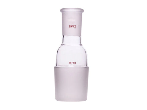 MSE PRO A-Type Joint (Large to Small), Upper Mouth: 29/42, Lower Mouth: 55/50 - MSE Supplies LLC