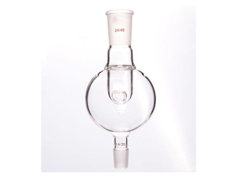 MSE PRO Anti-Foam Balls, Upper Mouth: 24/40, Lower Mouth: 14/20, 250mL - MSE Supplies LLC