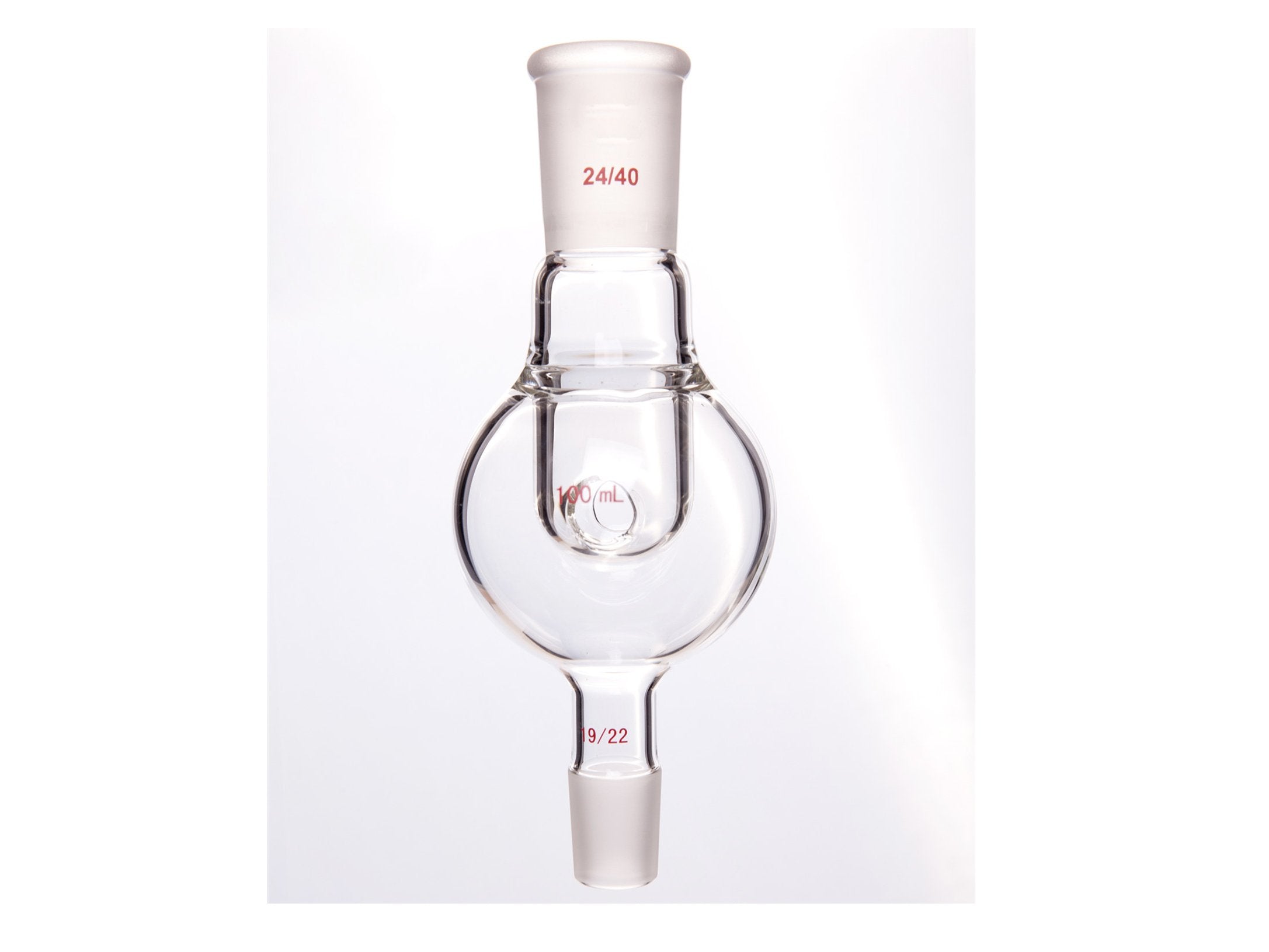 MSE PRO Anti-Foam Balls, Upper Mouth: 24/40, Lower Mouth: 19/22, 100mL - MSE Supplies LLC