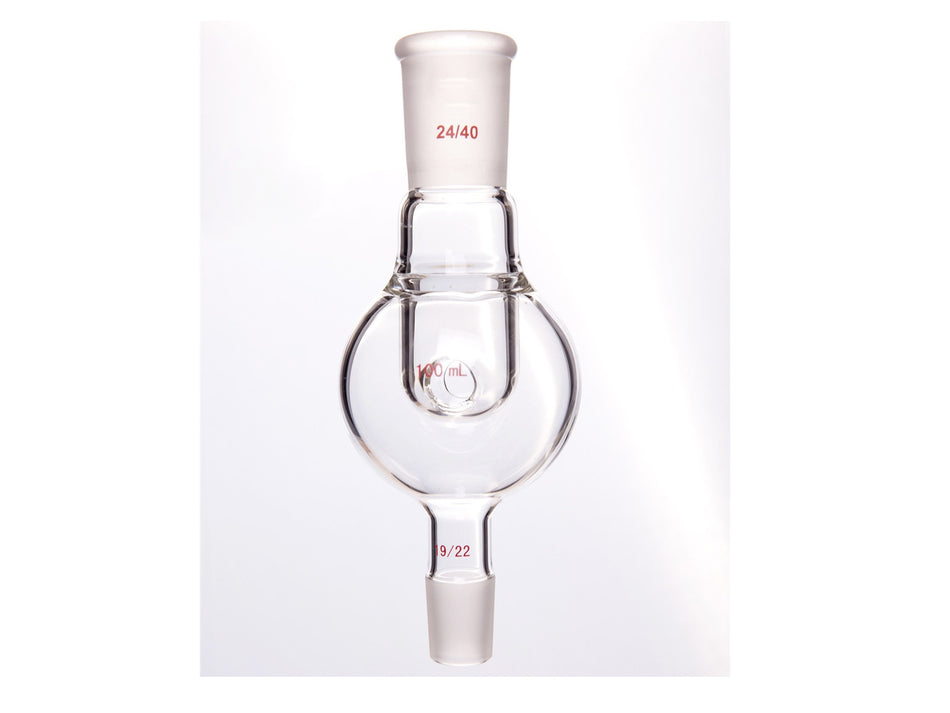 MSE PRO Anti-Foam Balls, Upper Mouth: 24/40, Lower Mouth: 19/22, 100mL - MSE Supplies LLC